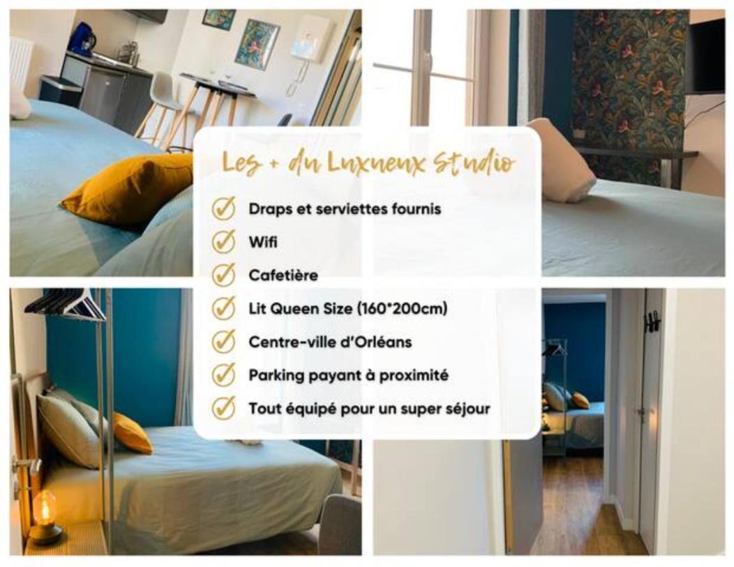 Luxueux Studio Rue Bannier Neuf Apartment Orleans Exterior photo